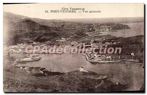 Cartes postales Port VENDRES Vue Generale