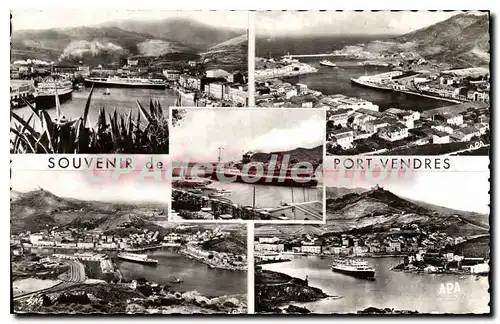 Ansichtskarte AK Port VENDRES Vue Panoramique Sur Le Port souvenir