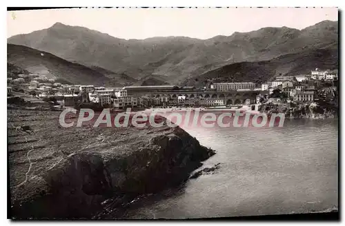 Cartes postales Cerbere Vue Generale Prise De La Cote d'Espagne