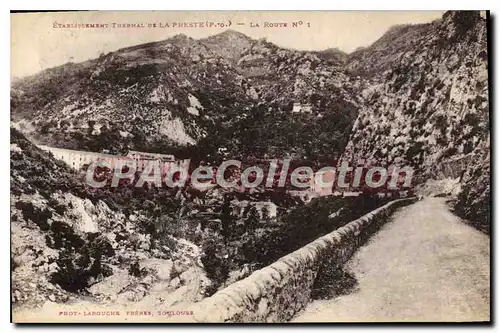 Cartes postales La Preste Les Bains route num�ro 1