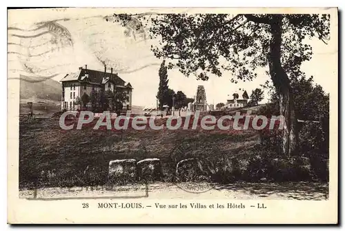 Cartes postales Mont Louis Vue Sur Les Villas Et Les Hotels