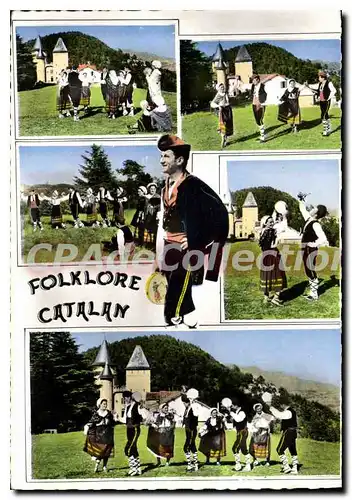 Moderne Karte Folklore Catalan