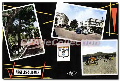 Cartes postales moderne Argeles Sur Mer vues diverses