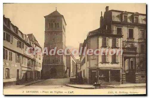 Cartes postales Saverne Place De I'Eglise