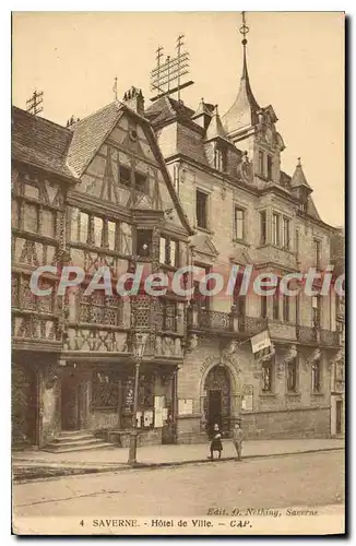 Ansichtskarte AK Saverne Hotel De Ville