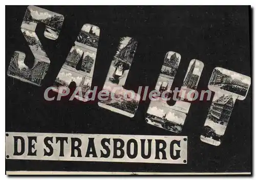 Cartes postales Strasbourg salut