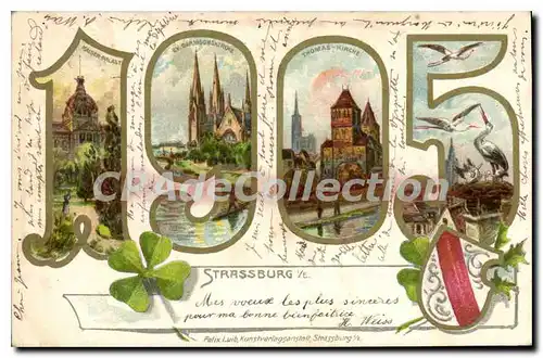 Cartes postales Strasbourg 1905