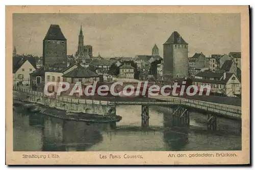 Cartes postales Strasbourg Les Ponts Couverts