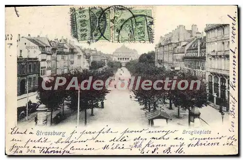 Cartes postales Strasbourg broglieplatz