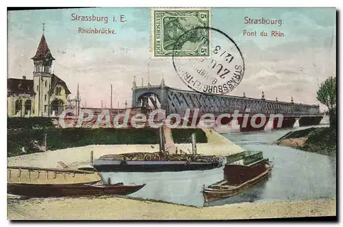 Cartes postales Strasbourg pont du Rhin