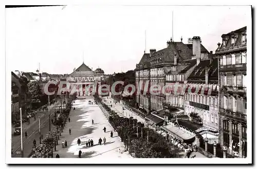 Cartes postales Strasbourg Place Broglie Le Theatre Et I'Hotel de ville