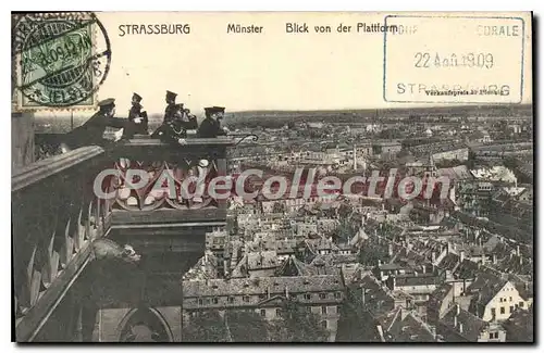 Cartes postales Strasbourg Munster Blick Von Der Plattform