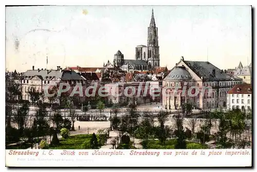 Cartes postales Strasbourg Blick Vom Kaiserplatz