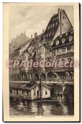 Cartes postales Musee Alsacien La Fa�ade