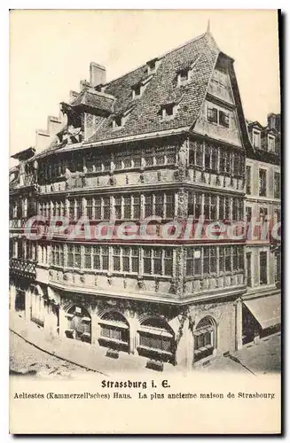 Cartes postales Strasbourg la plus ancienne maison