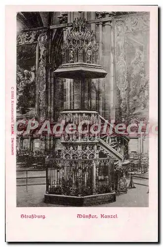 Cartes postales Strasbourg cath�drale chaire