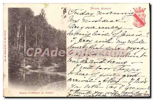 Cartes postales Notre Alsace bassin sup�rieur du Nideck