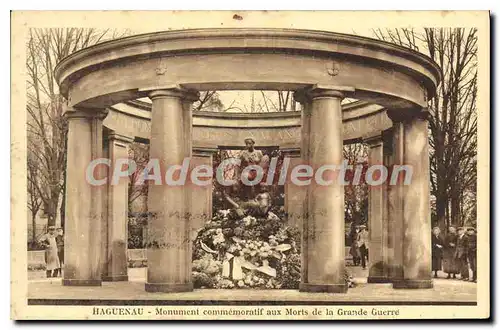 Cartes postales Haguenau Monument Commemoratif