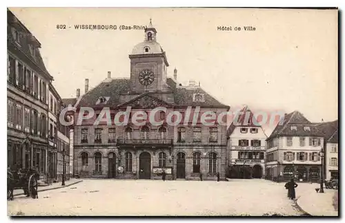 Cartes postales Wissembourg Hotel De Ville
