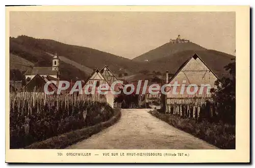 Cartes postales Orschwiller Vue Sur Le Haut Koenigsbourg