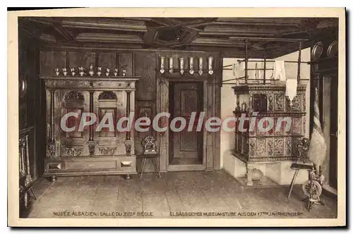 Cartes postales Musee Alsacien salle du XVII�me si�cle