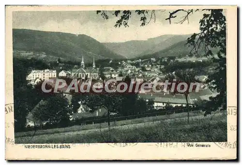 Cartes postales Niederbronn Les Bains Vue Generale