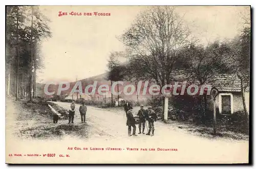 Cartes postales Au Col De Lubine Visite Par Les Douaniers