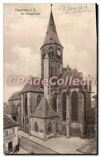 Cartes postales Hagenau St Georgkirche