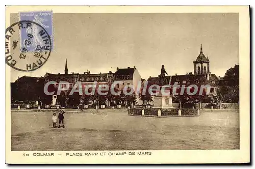 Cartes postales Colmar Place Rapp Et Champ De Mars