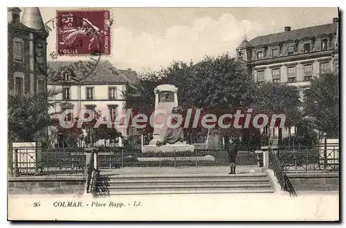 Cartes postales Colmar Place Rapp