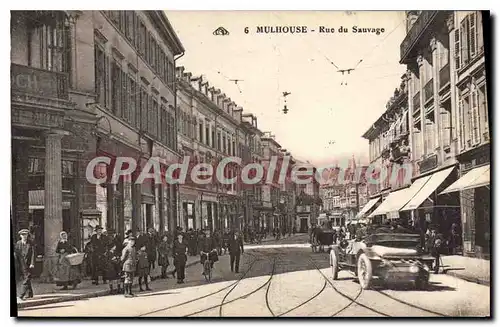 Cartes postales Mulhouse Rue Du Sauvage