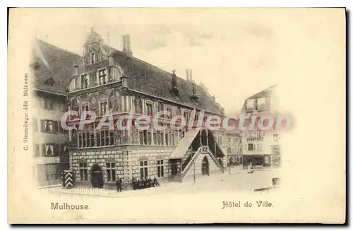 Cartes postales Mulhouse Hotel De Ville