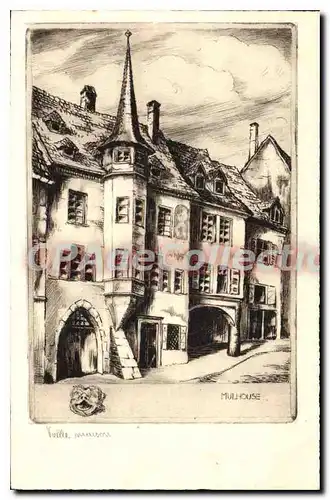 Cartes postales Mulhouse vieille maison