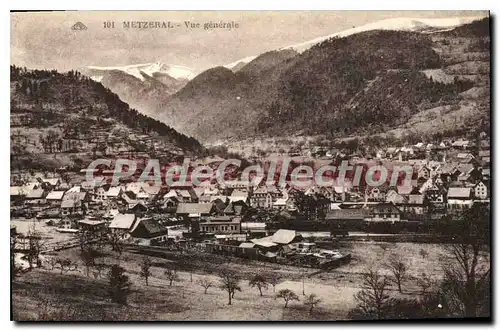 Cartes postales METZERAL Vue Generale