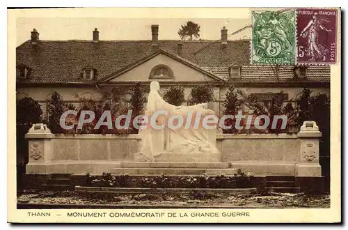 Cartes postales Thann Monument Commemoratif De La Grande Guerre