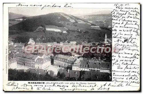 Cartes postales Markirch Vue Prise Du Champ laurent