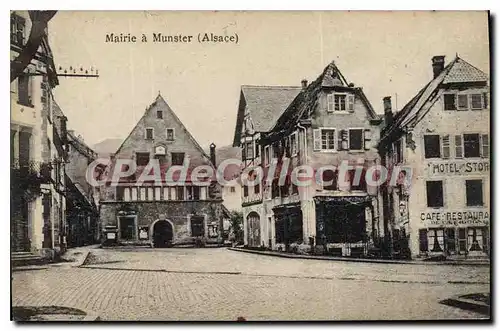 Cartes postales Munster Mairie