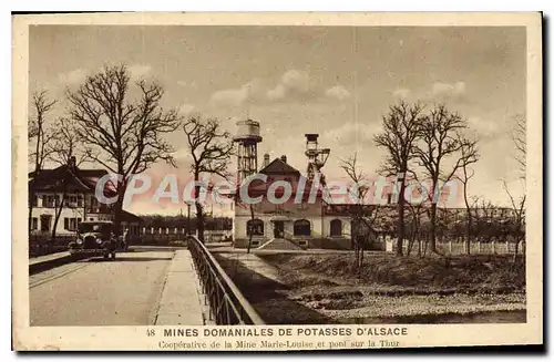Ansichtskarte AK Mines Domaniales De Potasses D'Alsace coop�rative de la mine Marie Louise