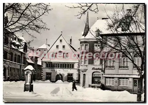 Moderne Karte Munster Place Du March� Avec Hotel De Ville