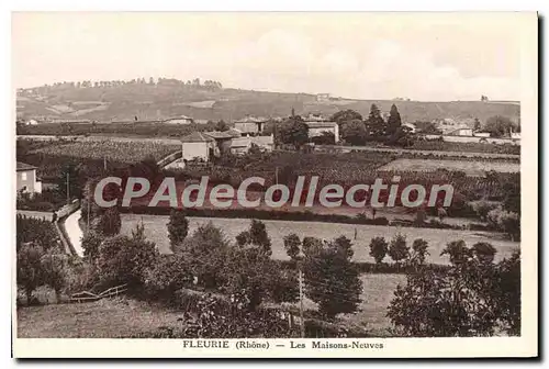 Cartes postales Fleurie Les Maisons Neuves