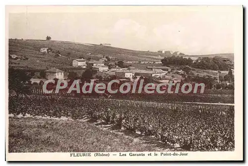 Cartes postales Fleurie Les Garants Et Le Point Du Jour