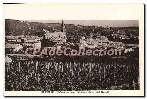 Cartes postales Fleurie Vue Generale