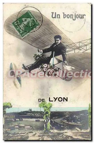 Cartes postales Lyon un bonjour