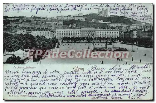 Cartes postales Lyon Le Place Bellecour