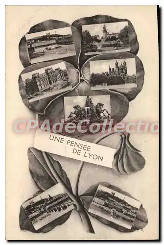 Cartes postales Lyon Une Pensee De