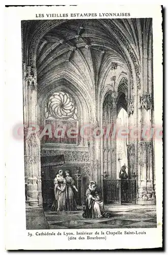 Cartes postales Lyon Cathedrale Chapelle