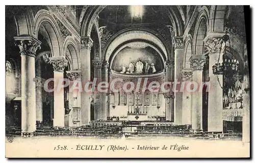 Cartes postales Ecully Interieur De I'Eglise