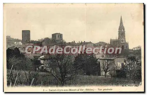 Cartes postales Saint Cyr Au Mont D'Or Vue Generale