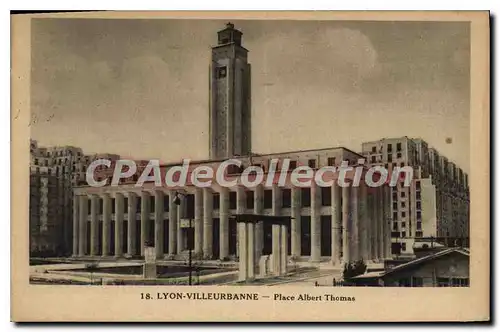 Cartes postales Lyon Villeurbanne Place Albert Thomas