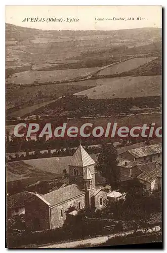 Cartes postales Avenas Eglise